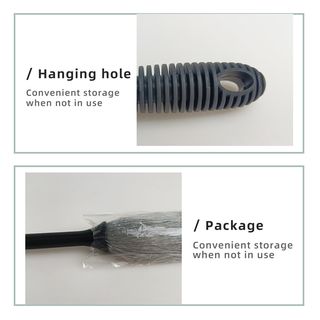 ICLEAN ไม้ปั่ดฝุ่นพลาสติก รุ่น DS-1625B ขนาด 10x10x62 ซม. สีเหลือง-เทา